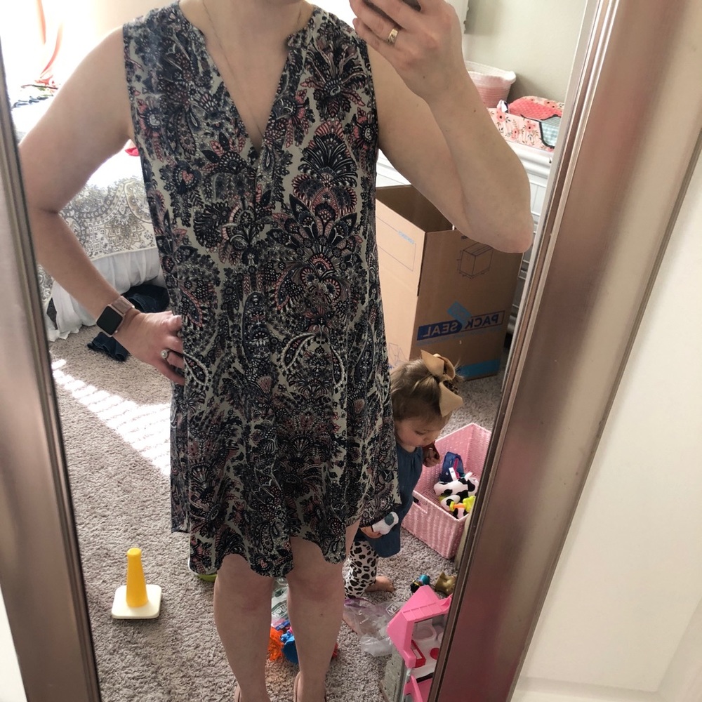 High low floral dress